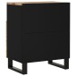 vidaXL Κομοδίνο 50x33x62 εκ. Μασίφ Ξύλο Μάνγκο & Επεξεργασμένο Ξύλο