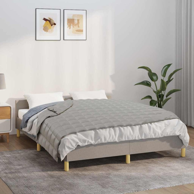 vidaXL Κουβέρτα Βαρύτητας Γκρι 150 x 200 εκ. 7 κ. Υφασμάτινη