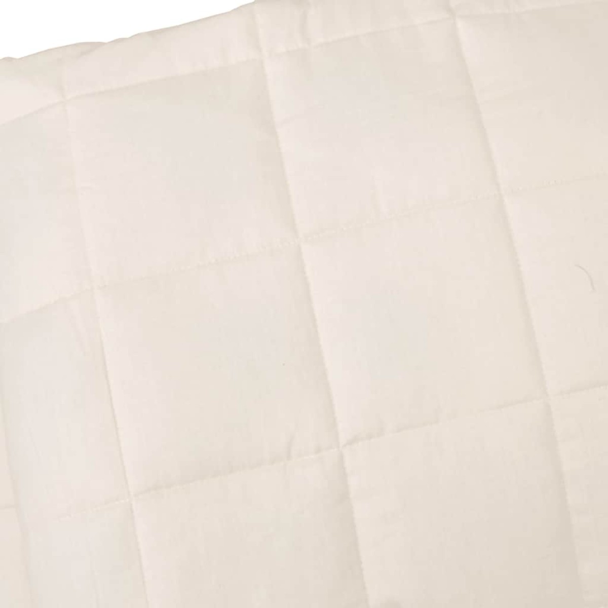 vidaXL Κουβέρτα Βαρύτητας Ανοιχτό Κρεμ 120 x 180 εκ. 5 κ. Υφασμάτινη