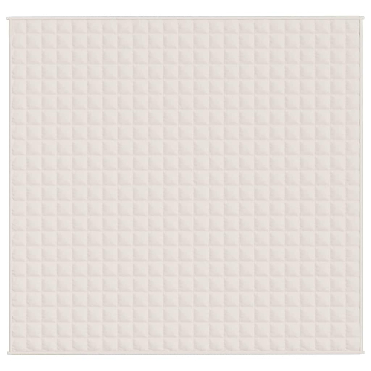 vidaXL Κουβέρτα Βαρύτητας Ανοιχτό Κρεμ 220 x 235 εκ. 11 κ. Υφασμάτινη