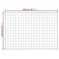 vidaXL Κουβέρτα Βαρύτητας Γκρι 138 x 200 εκ. 10 κ. Υφασμάτινη