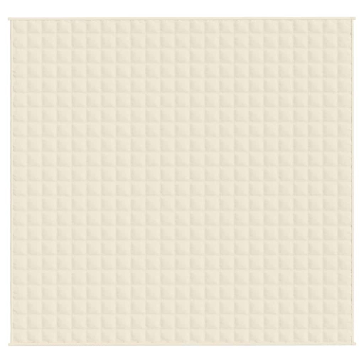 vidaXL Κουβέρτα Βαρύτητας Ανοιχτό Κρεμ 220 x 235 εκ. 15 κ. Υφασμάτινη