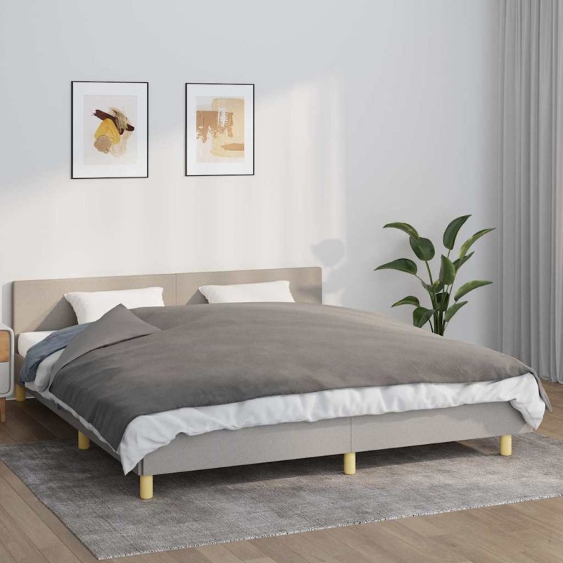 vidaXL Κουβέρτα Βαρύτητας με Κάλυμμα Γκρι 155x220 εκ. 11 κ. Υφασμάτινη