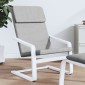 vidaXL Πολυθρόνα Relax Ανοιχτό Γκρι Υφασμάτινη