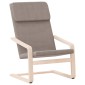 vidaXL Πολυθρόνα Relax Taupe Υφασμάτινη