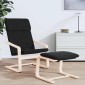 vidaXL Υποπόδιο Μαύρο 51 x 41 x 40 εκ. Υφασμάτινο