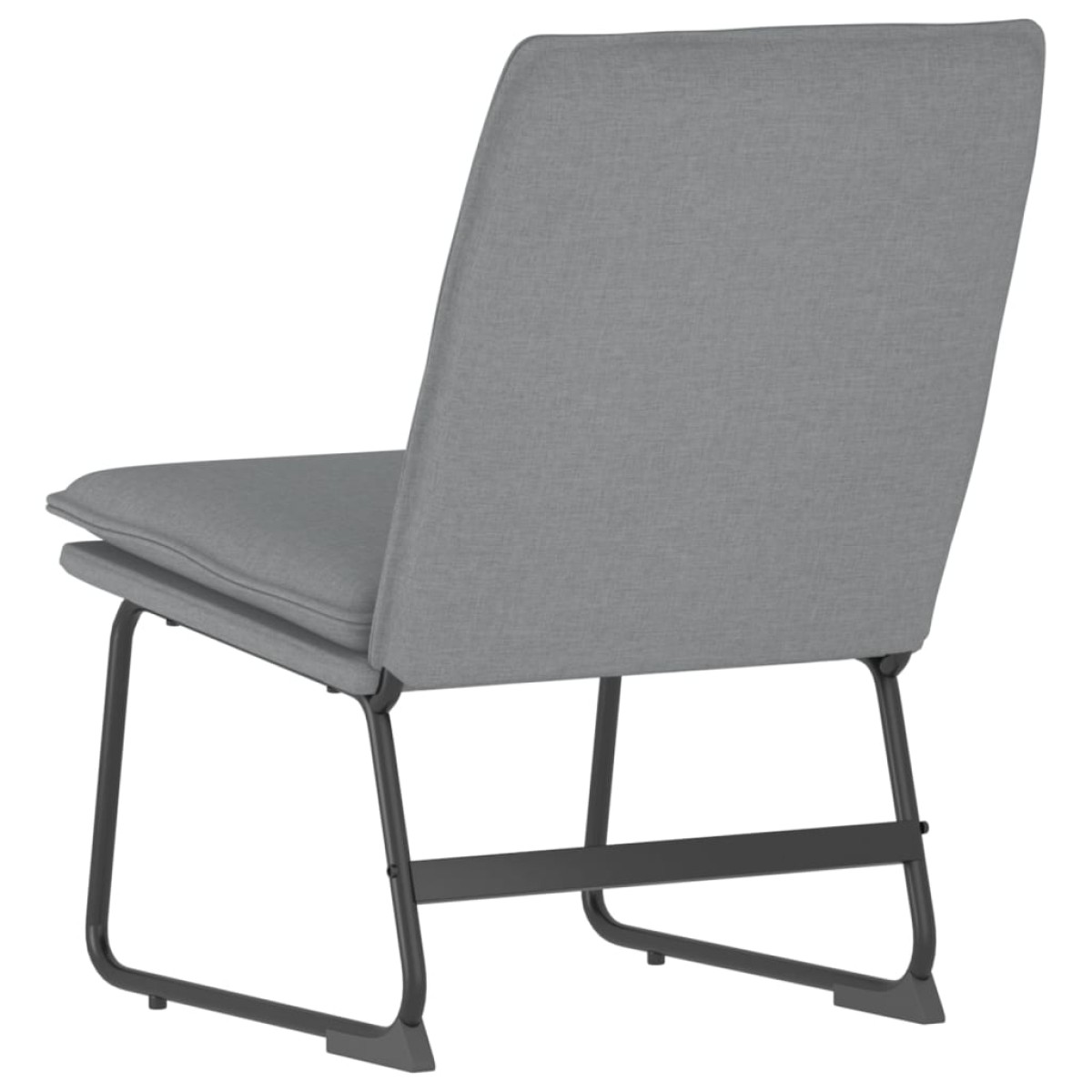 vidaXL Πολυθρόνα Ανοιχτό Γκρι 52 x 75 x 76 εκ. Υφασμάτινη