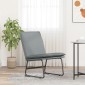 vidaXL Πολυθρόνα Ανοιχτό Γκρι 52 x 75 x 76 εκ. Υφασμάτινη