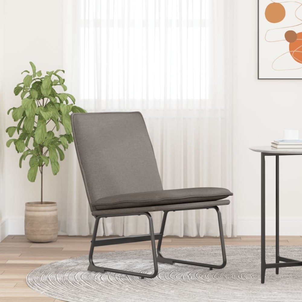 vidaXL Πολυθρόνα Taupe 52 x 75 x 76 εκ. Υφασμάτινη