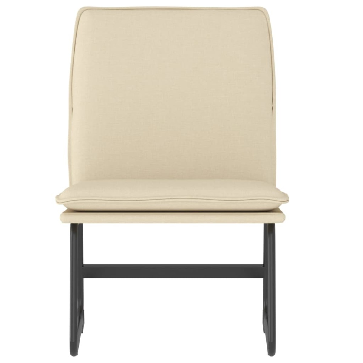 vidaXL Πολυθρόνα Κρεμ 52 x 75 x 76 εκ. Υφασμάτινη