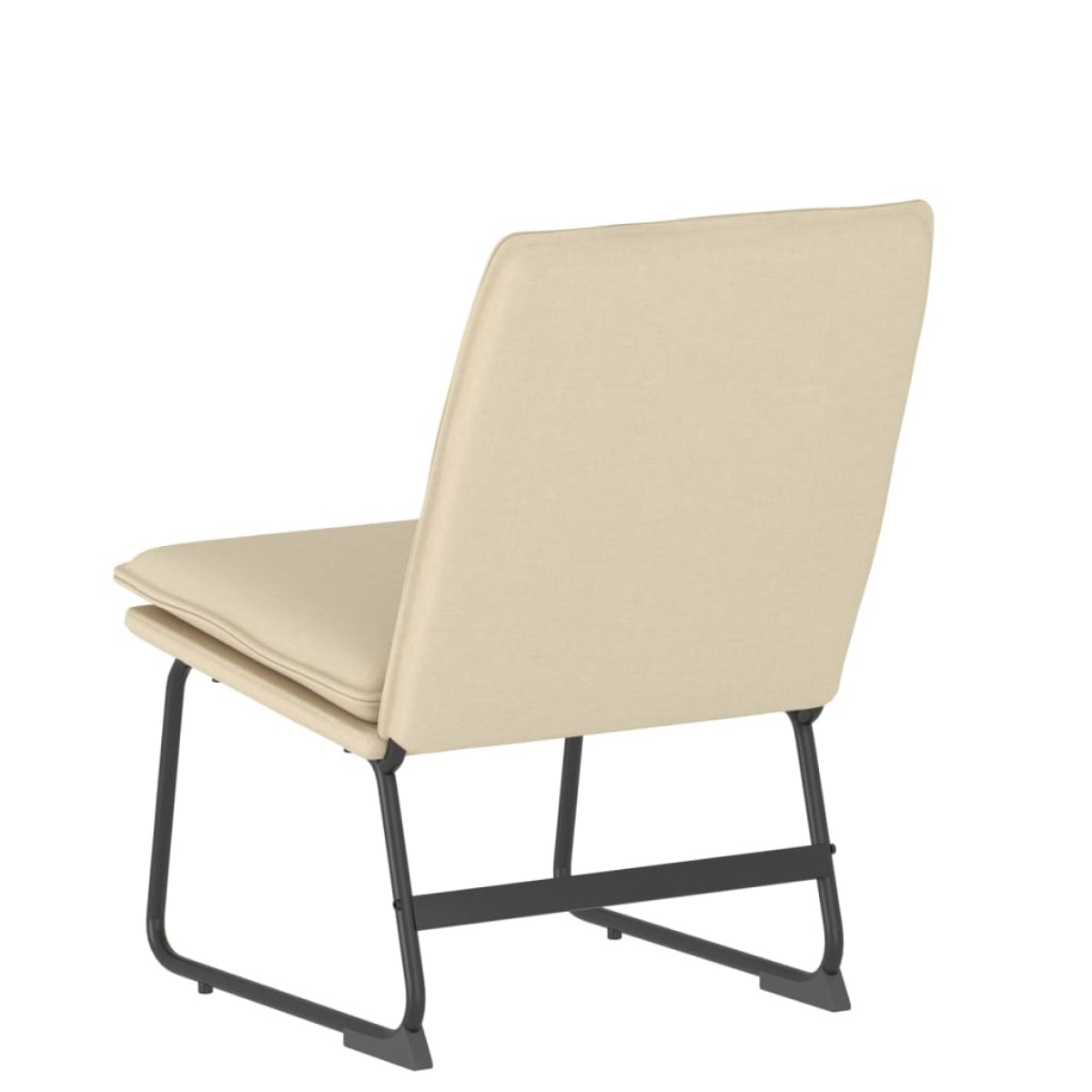 vidaXL Πολυθρόνα Κρεμ 52 x 75 x 76 εκ. Υφασμάτινη