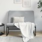 vidaXL Πάγκος Ανοιχτό Γκρι 100 x 75 x 76 εκ. Υφασμάτινος