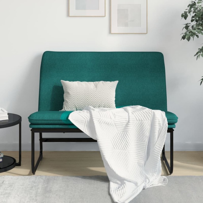 vidaXL Πάγκος Σκούρο Πράσινο 100x75x76 εκ. Βελούδινος
