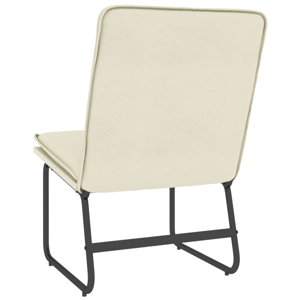 vidaXL Πολυθρόνα Κρεμ 54 x 75 x 76 εκ. από Συνθετικό Δέρμα