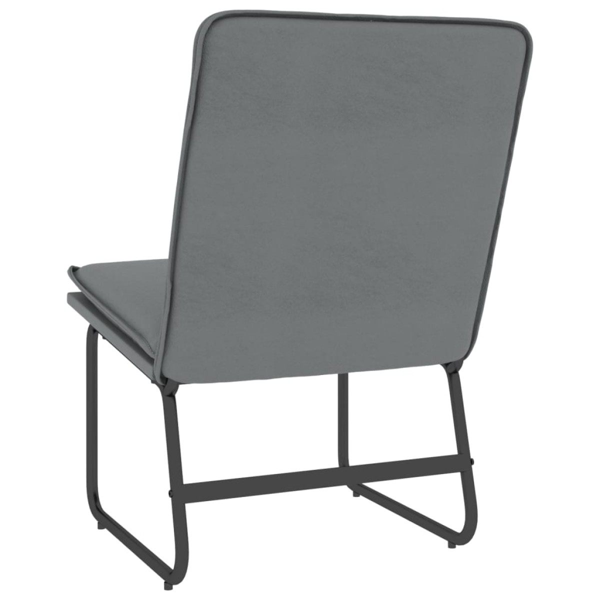 vidaXL Πολυθρόνα Γκρι 54 x 75 x 76 εκ. από Συνθετικό Δέρμα