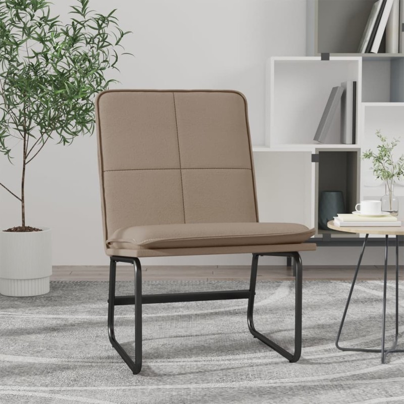 vidaXL Πολυθρόνα Καπουτσίνο 54x75x76 εκ. από Συνθετικό Δέρμα