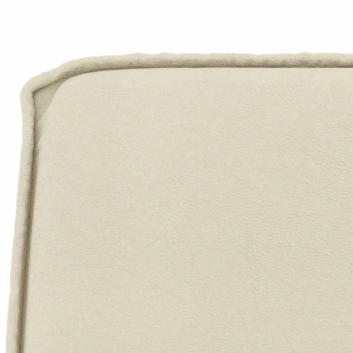 vidaXL Πάγκος Κρεμ 100 x 75 x 76 εκ. από Συνθετικό Δέρμα
