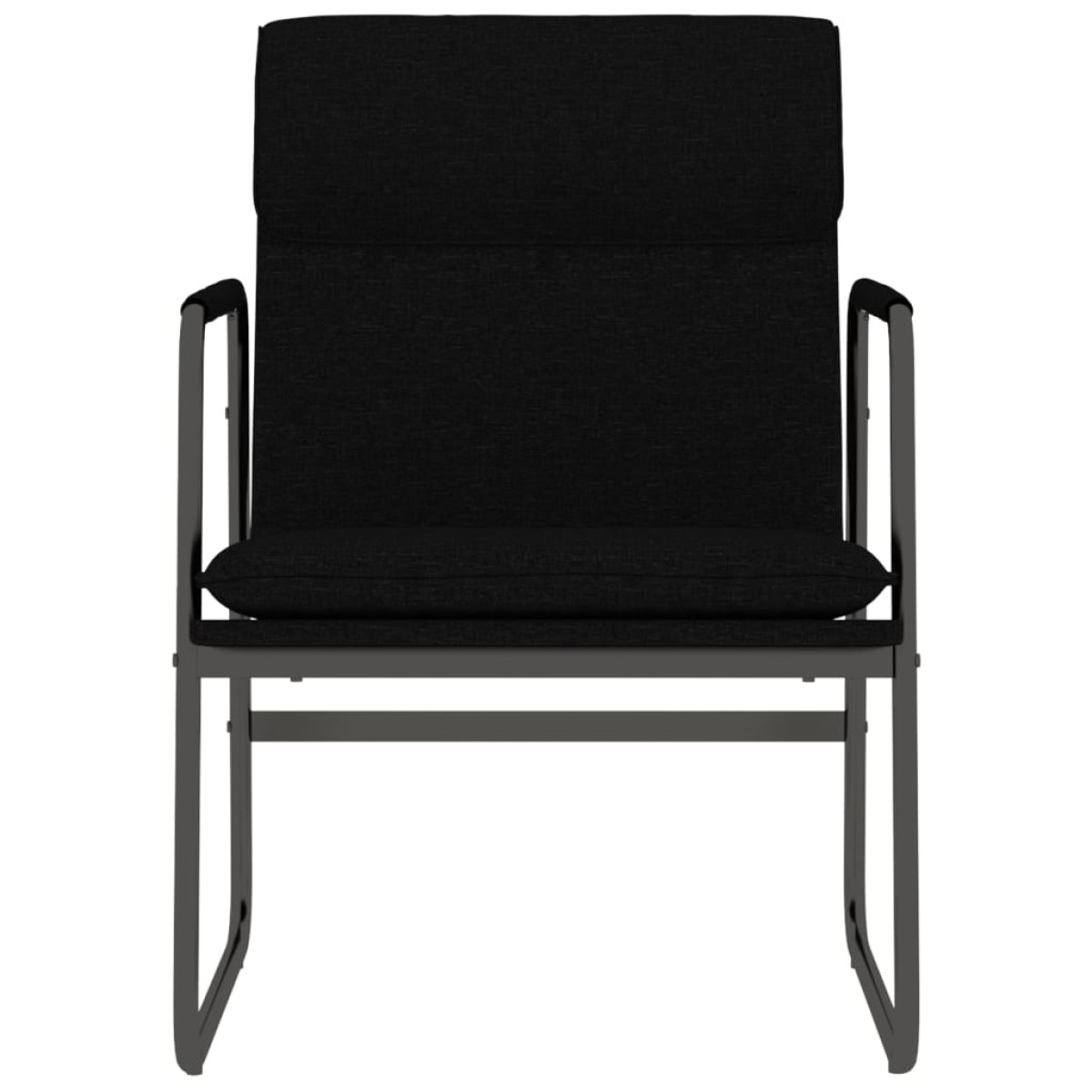 vidaXL Πολυθρόνα Μαύρο 55x64x80 εκ. Υφασμάτινη