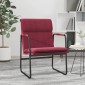 vidaXL Πολυθρόνα Μπορντό 55x64x80 εκ. Υφασμάτινη