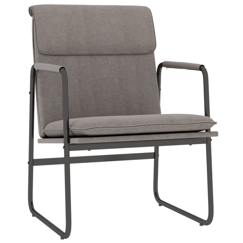 vidaXL Πολυθρόνα Taupe 55 x 64 x 80 εκ. Υφασμάτινη