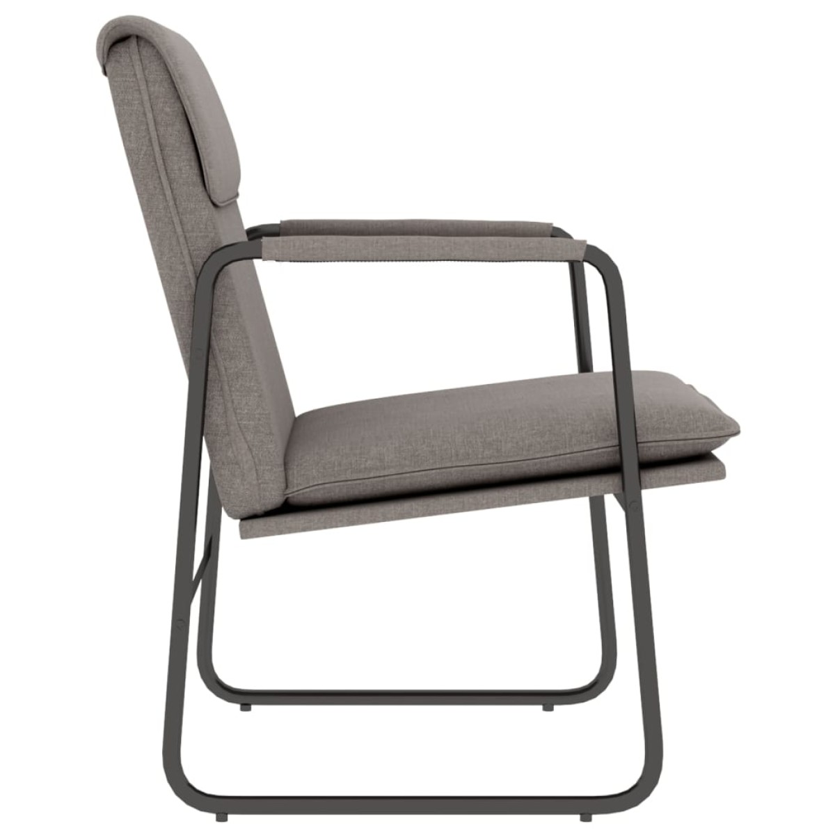 vidaXL Πολυθρόνα Taupe 55 x 64 x 80 εκ. Υφασμάτινη