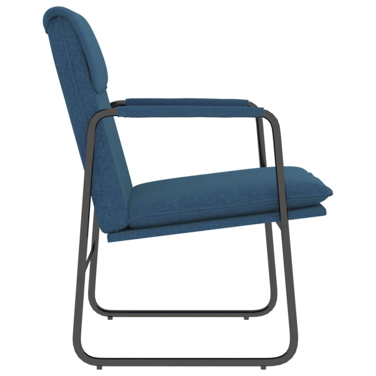 vidaXL Πολυθρόνα Μπλε 55x64x80 εκ. Υφασμάτινη