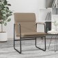 vidaXL Πολυθρόνα Καπουτσίνο 55 x 64 x 80 εκ. από Συνθετικό Δέρμα