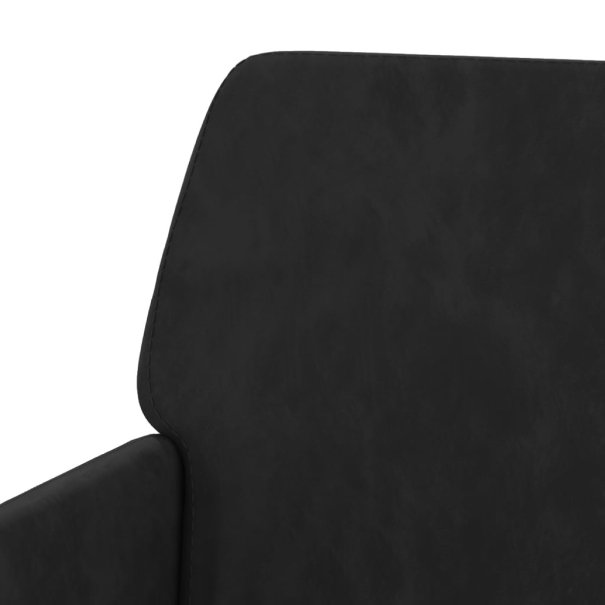 vidaXL Πολυθρόνα Μαύρη 62 x 79x 79 εκ. Βελούδινη