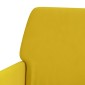 vidaXL Πολυθρόνα Κίτρινη 62x79x79 εκ. Βελούδινη