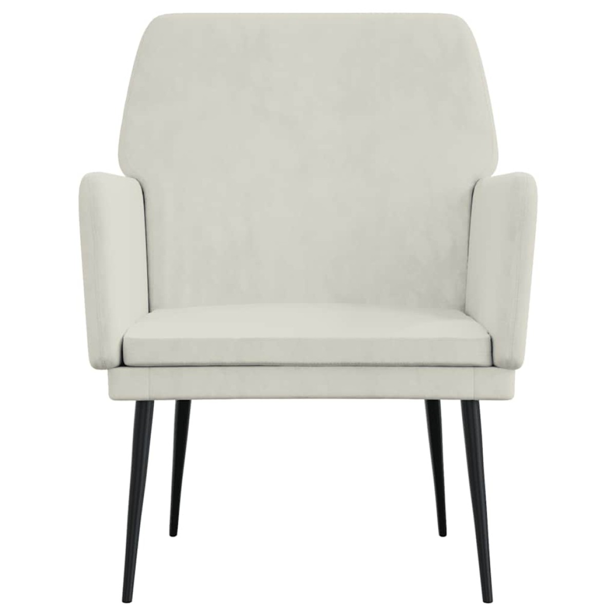 vidaXL Πολυθρόνα Κρεμ 62 x 79x 79 εκ. Βελούδινη