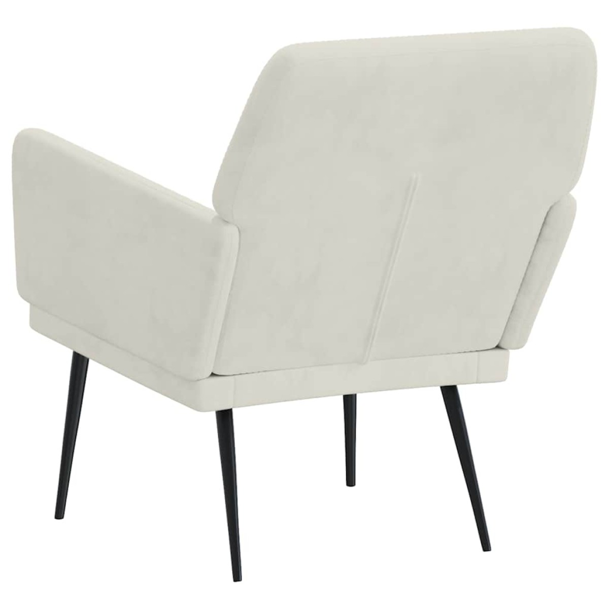 vidaXL Πολυθρόνα Κρεμ 62 x 79x 79 εκ. Βελούδινη