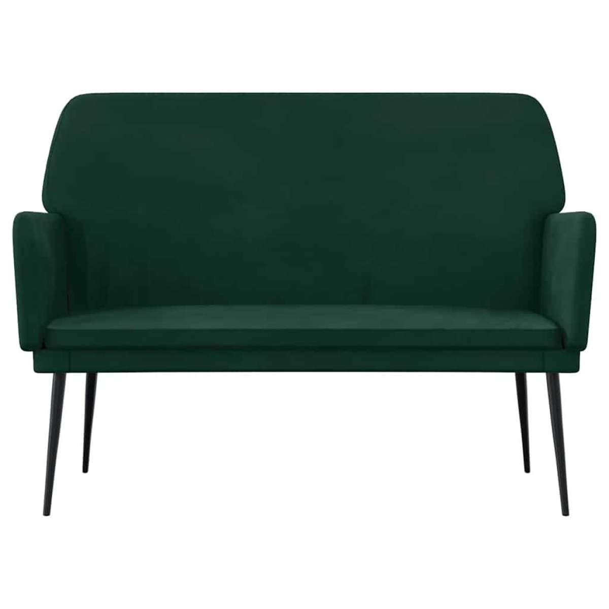 vidaXL Πάγκος Σκούρο Πράσινο 108x79x79 εκ. Βελούδινος