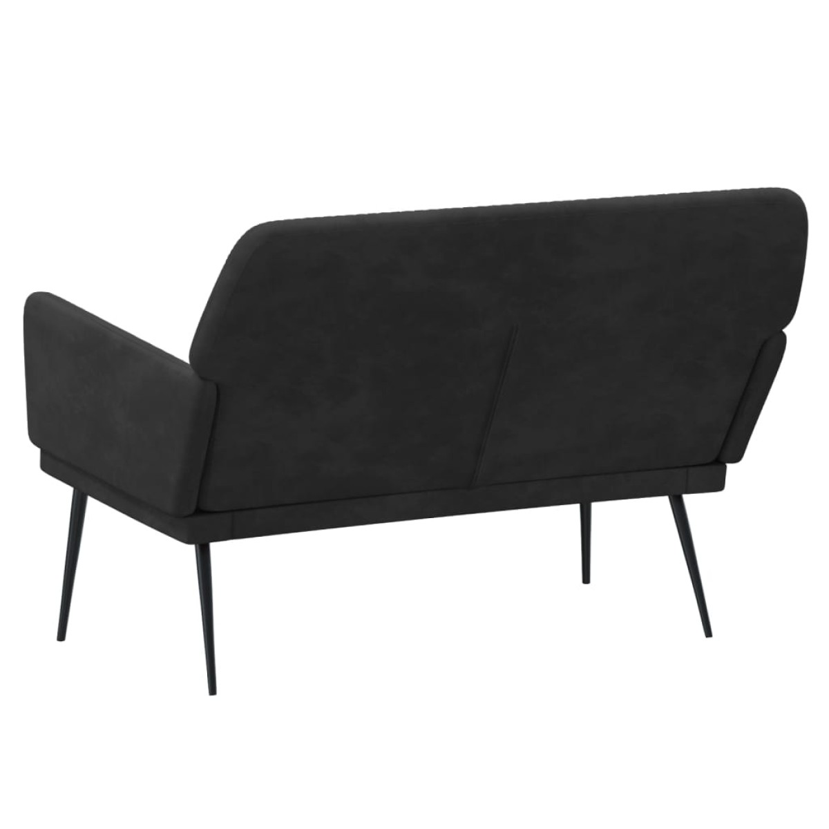 vidaXL Πάγκος Μαύρος 108x79x79 εκ. Βελούδινος