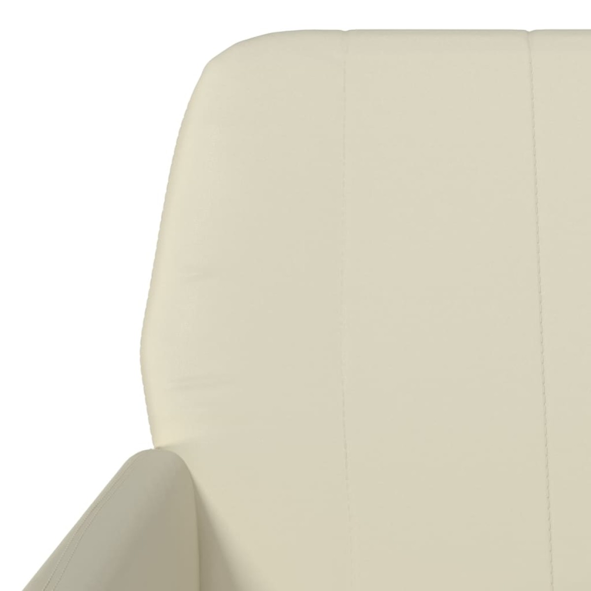 vidaXL Πολυθρόνα Κρεμ 61x78x80 εκ. από Συνθετικό Δέρμα
