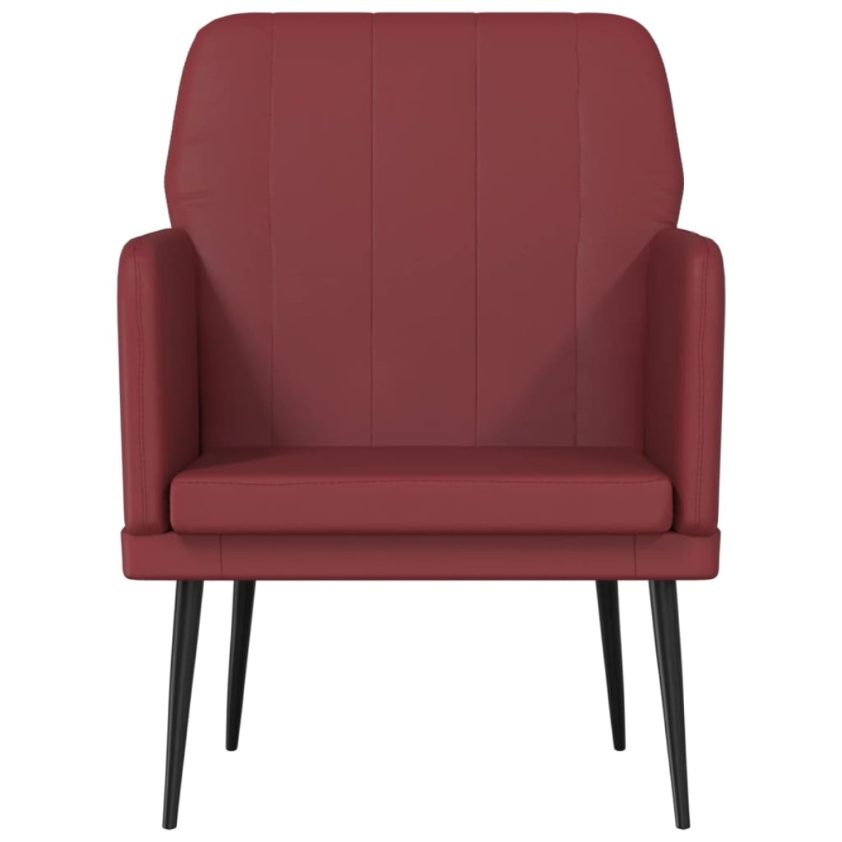 vidaXL Πολυθρόνα μπορντό 61 x 78 x 80 εκ. από Συνθετικό Δέρμα