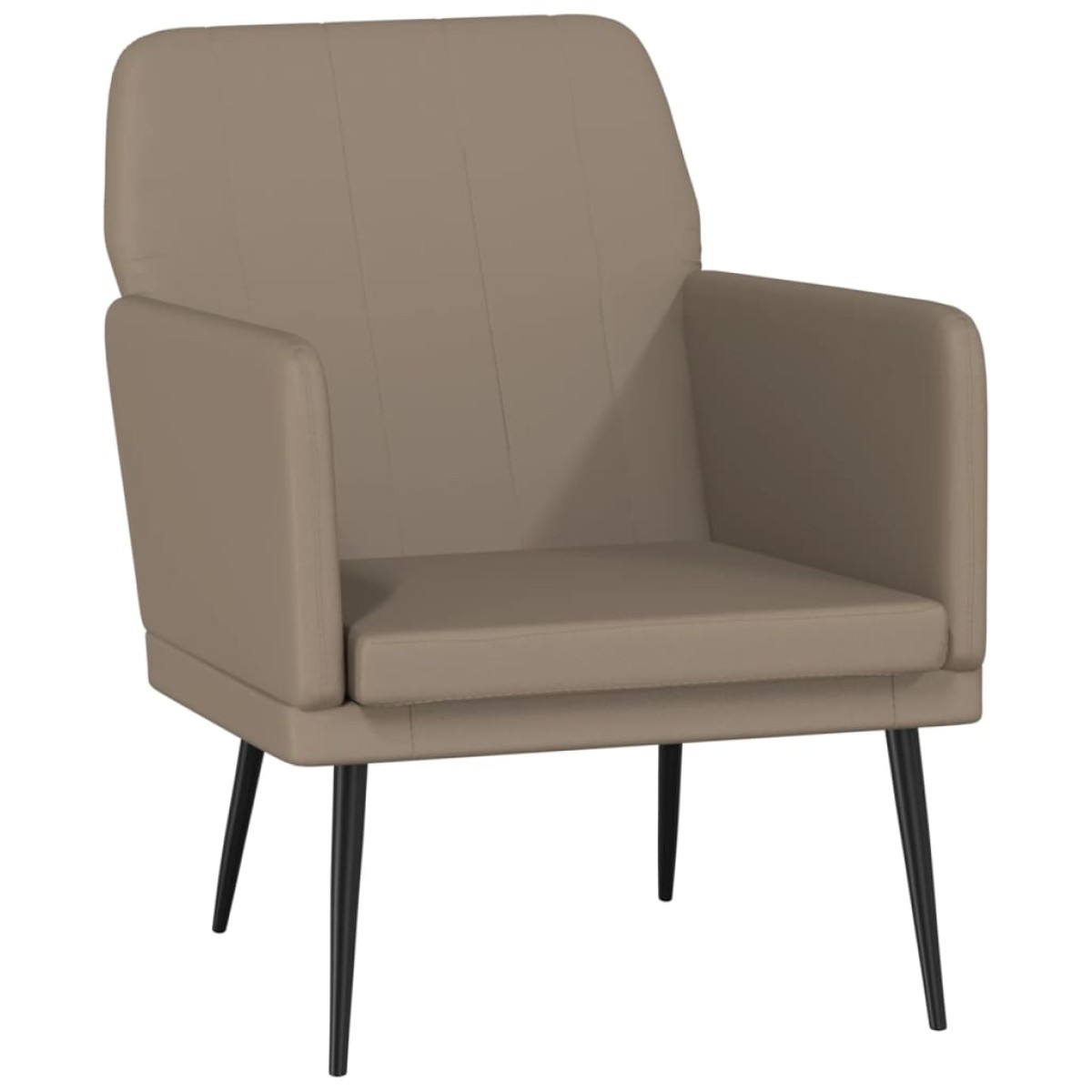 vidaXL Πολυθρόνα Cappuccino 61x78x80 εκ. από Συνθετικό Δέρμα