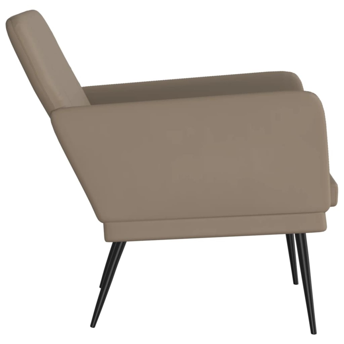 vidaXL Πολυθρόνα Cappuccino 61x78x80 εκ. από Συνθετικό Δέρμα