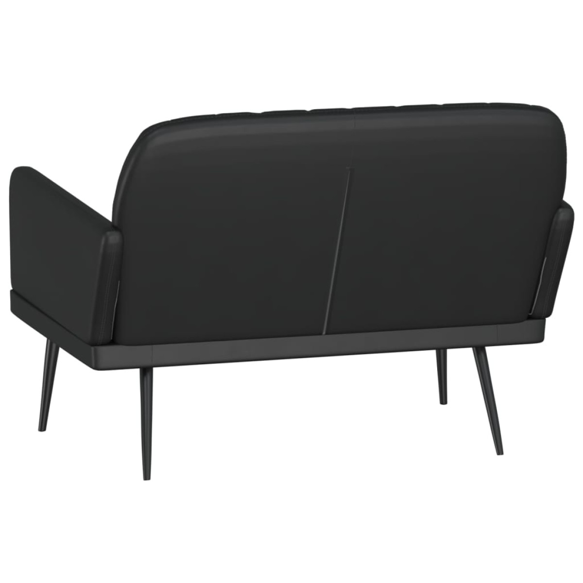 vidaXL Πάγκος Μαύρος 107 x 80 x 81 εκ. από Συνθετικό Δέρμα