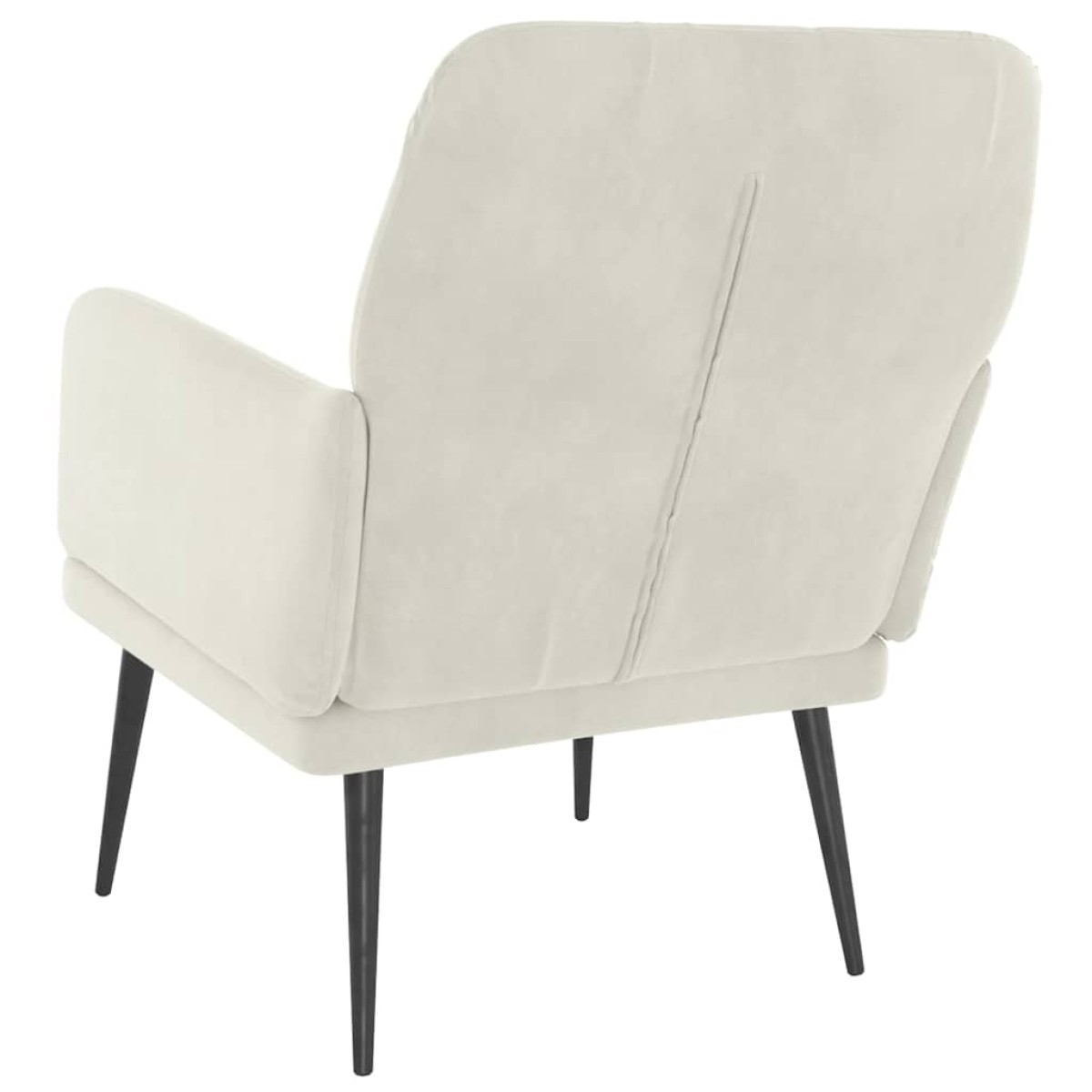vidaXL Πολυθρόνα Κρεμ 62 x 79x 79 εκ. Βελούδινη