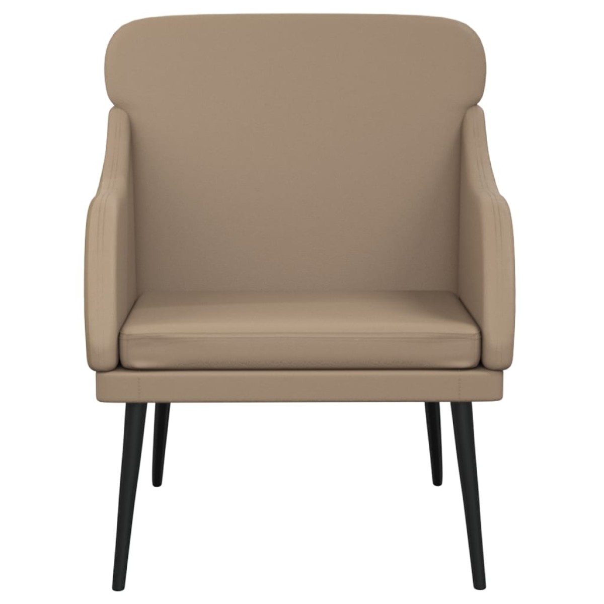vidaXL Πολυθρόνα Cappuccino 63x76x80 εκ. από Συνθετικό Δέρμα