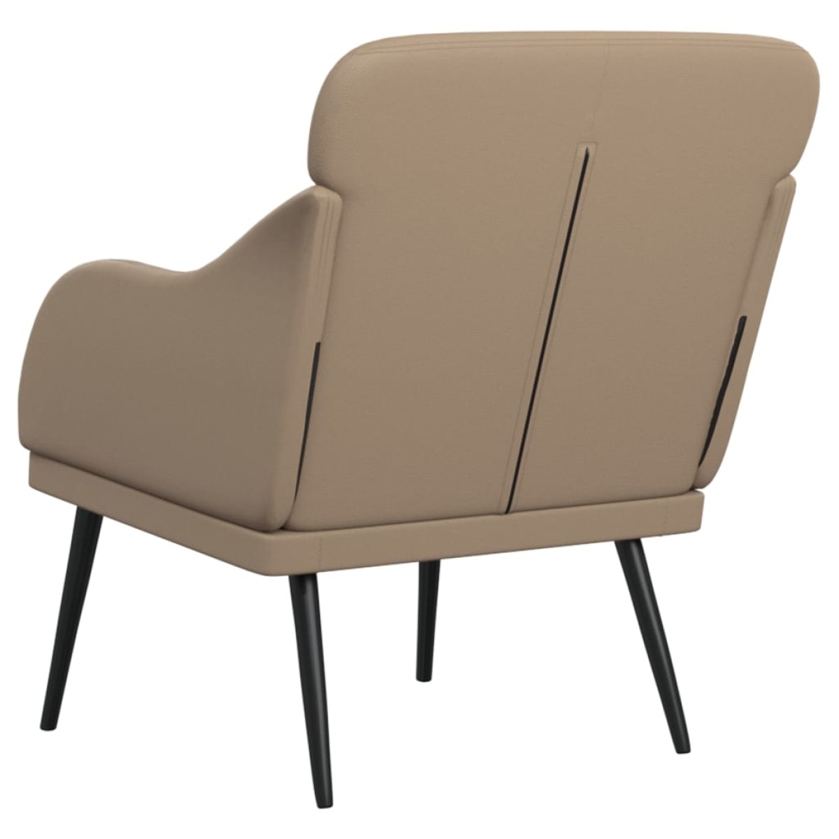vidaXL Πολυθρόνα Cappuccino 63x76x80 εκ. από Συνθετικό Δέρμα