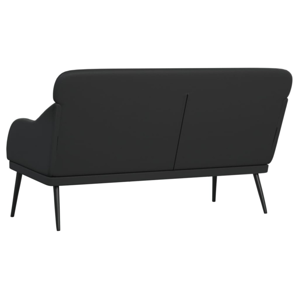 vidaXL Πάγκος Μαύρος 110x76x80 εκ. από Συνθετικό Δέρμα