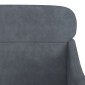 vidaXL Πολυθρόνα Σκούρο Γκρι 63x76x80 εκ. Βελούδινη
