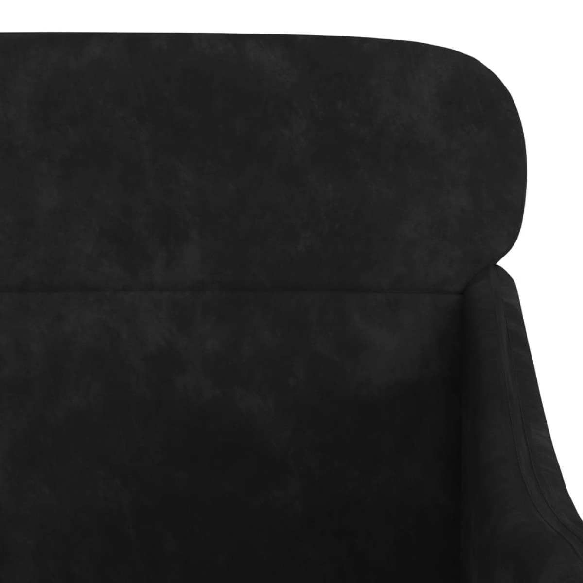 vidaXL Πολυθρόνα Μαύρη 63 x 76x 80 εκ. Βελούδινη