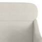 vidaXL Πολυθρόνα Κρεμ 63x76x80 εκ. Βελούδινη