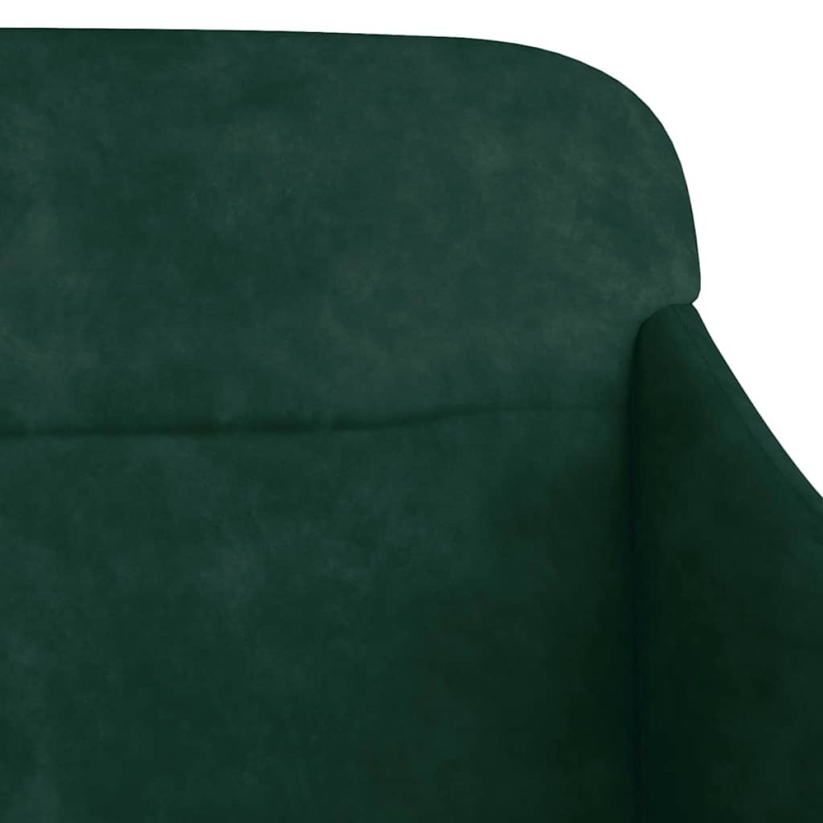 vidaXL Πάγκος Σκούρο Πράσινο 110x76x80 εκ. Βελούδινος