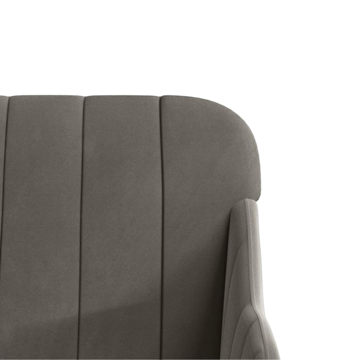vidaXL Πολυθρόνα Σκούρο Γκρι 63x76x80 εκ. Βελούδινη