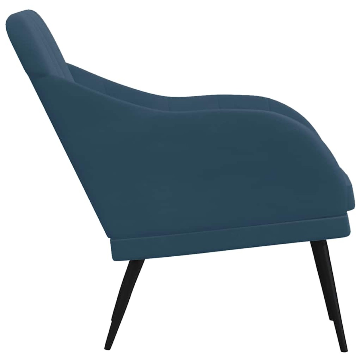 vidaXL Πολυθρόνα Μπλε 63 x 76x 80 εκ. Βελούδινη