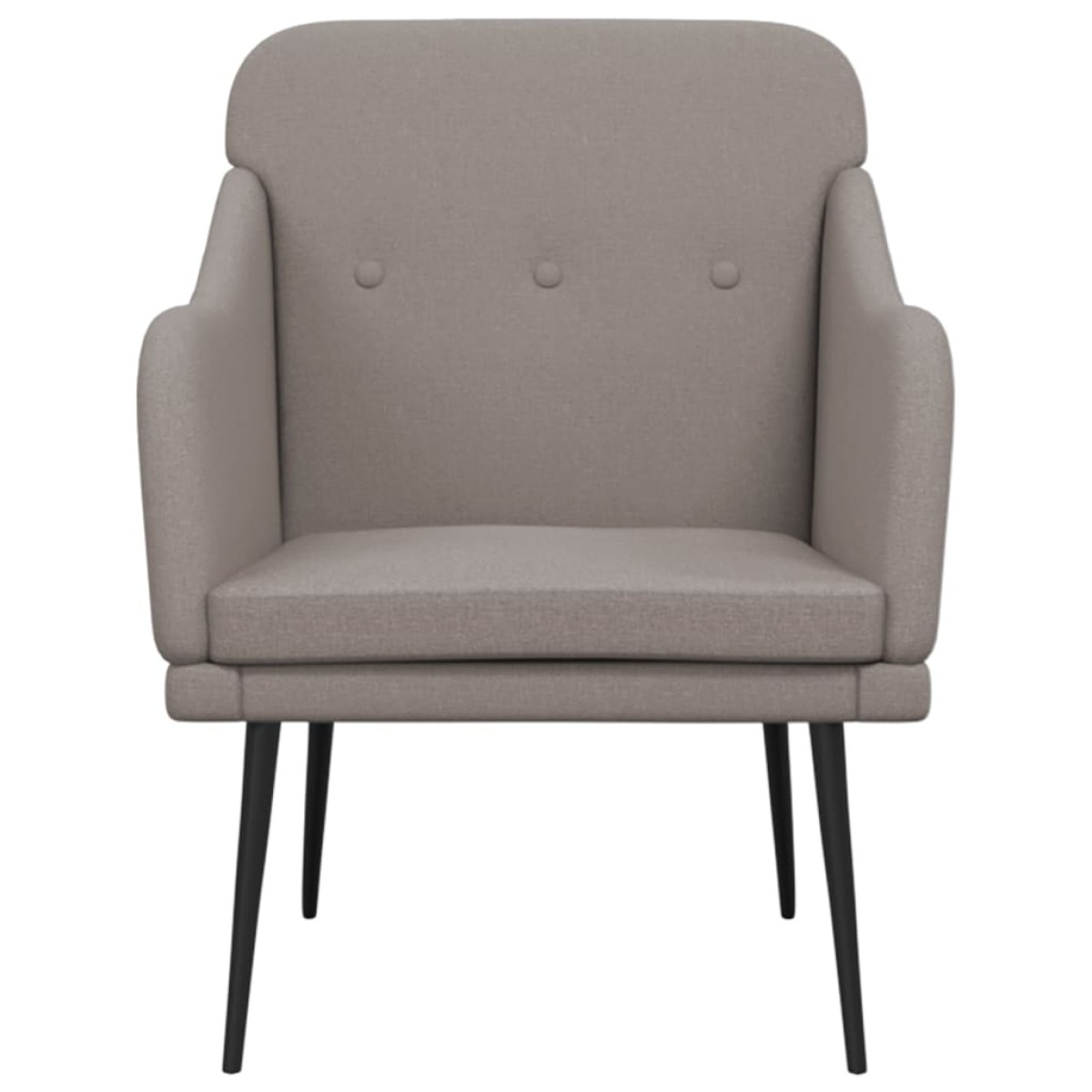 vidaXL Πολυθρόνα Taupe 63 x 76 x 80 εκ. Υφασμάτινη