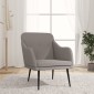 vidaXL Πολυθρόνα Taupe 63 x 76 x 80 εκ. Υφασμάτινη